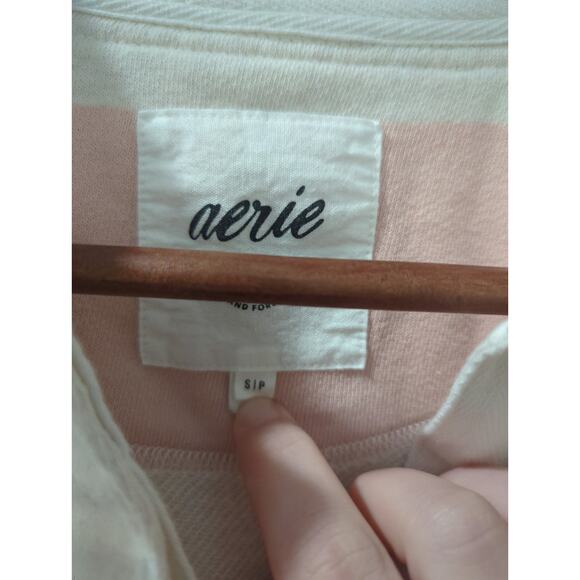 Aerie Take It Easy Popover Polo Sweatshirt - Picture 3 of 6